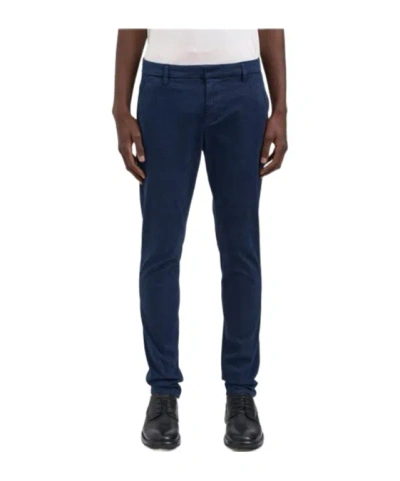 Dondup Cotton Trousers Mod. Gaubert In Black