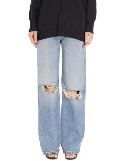 Dondup Pants In Light Blue