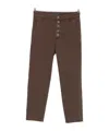Dondup Buttoned-up Trousers In Brown