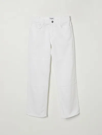 DONDUP JEANS DONDUP KIDS KIDS COLOR WHITE,H30159001