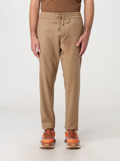 Dondup Elasticated Drawstring Waistband Trousers In Brown
