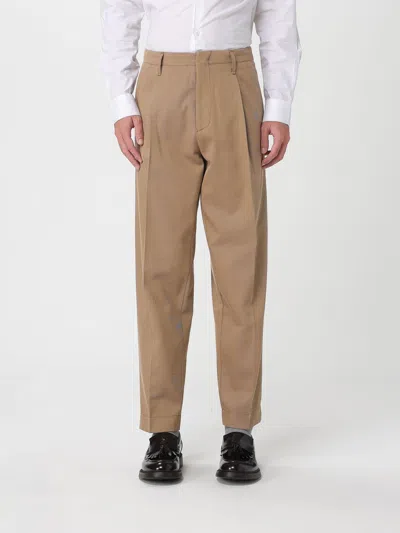 Dondup Pants  Men Color Camel In Burgundy