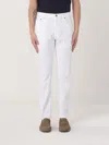 Dondup Denim Trousers With Belt Loops In White