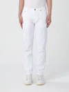 DONDUP PANTS DONDUP MEN COLOR WHITE,f49380001