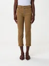 Dondup Cropped Straight-leg Trousers In Beige
