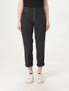 Dondup Jeans  Woman Color Black In Black