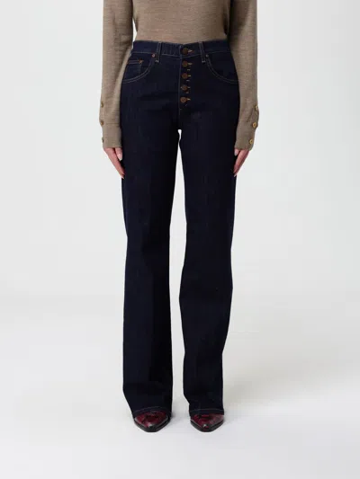 Dondup Pants  Woman Color Blue In Multi