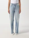 Dondup Elysee Distressed Jeans In Blue