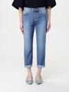 Dondup High-waisted Denim Jeans With Jewel Detailing In Blau