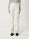 Dondup Pants  Woman Color Cream In White