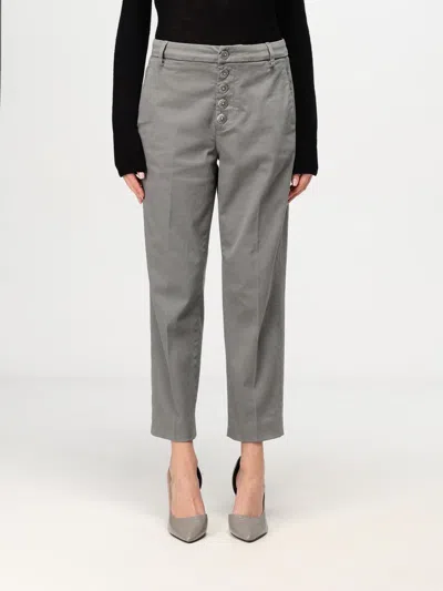 Dondup Pants  Woman Color Grey In Grau
