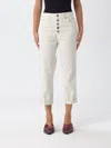 Dondup Pantalone Koons Gioiello In White