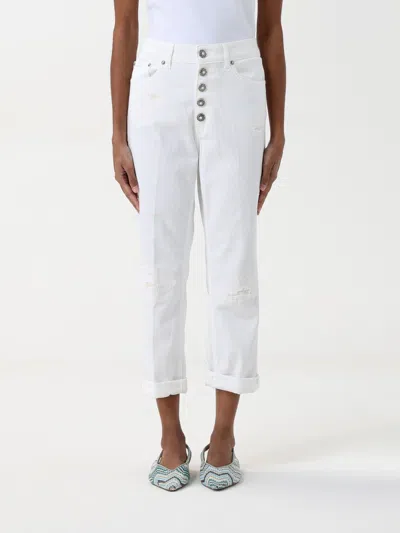 DONDUP JEANS DONDUP WOMAN COLOR WHITE,G73651001