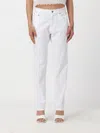 Dondup Pants  Woman Color White In White