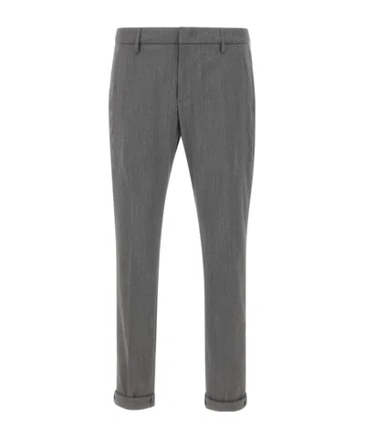 Dondup Straight-leg Trousers In Gray