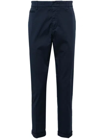 Dondup Pants With Logo In Blue