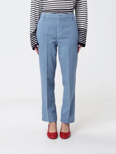 Dondup Pants Woman In Blue