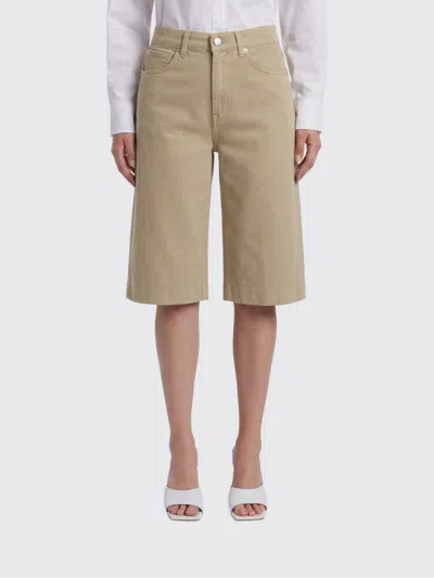 Dondup Pants Woman Color Brown In Gold