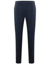 Dondup Casual Trousers With Waist Belt Loop In Blue