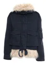 Dondup Parka Jacket In Blue