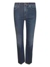 Dondup Button Fitted Skinny Jeans In Blue