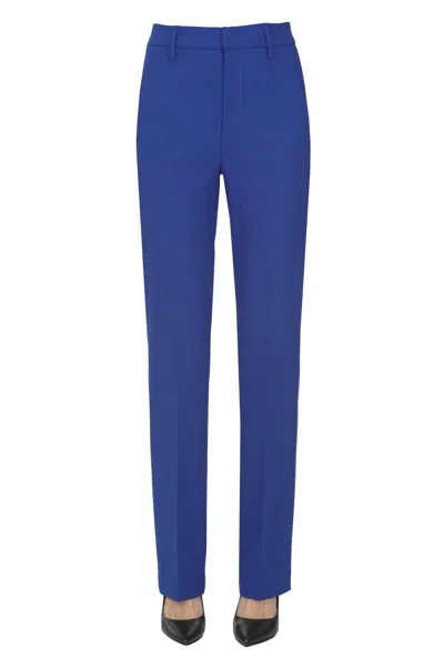 Dondup Patty Trousers In Blue