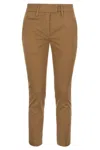 Dondup Trousers  Ariel Trousers Made Of Cotton In Brown