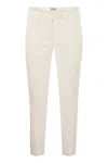 Dondup Women's Perfect - Slim Fit Stretch Trousers In White