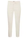 Dondup Women's Perfect - Slim Fit Stretch Trousers In White