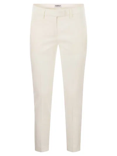 DONDUP PERFECT - SLIM FIT STRETCH TROUSERS