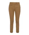 Dondup Woman Pants Camel Size 32 Cotton, Polyester, Elastane In Brown