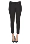 Dondup Perfect Chino Slim Trousers In Black