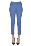 Dondup Perfect Chino Slim Trousers In Cornflower Blue