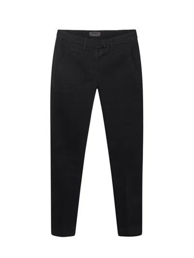 DONDUP PERFECT COTTON GABARDINE TROUSERS