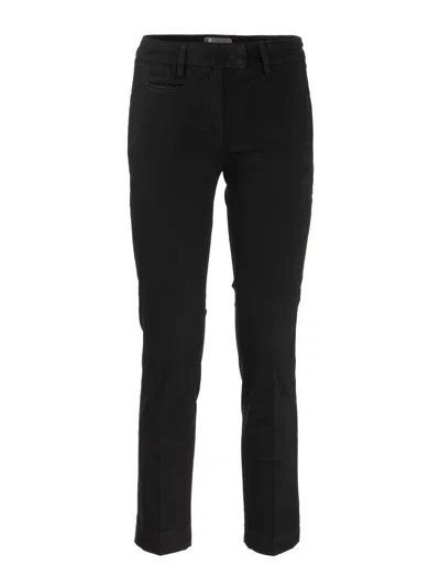 Dondup Perfect Cotton Pants In Black