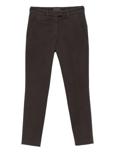 Dondup Side-pockets Pants In Brown