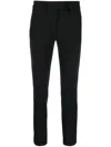 Dondup The Perfect High Waist Trousers In Black