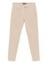 Dondup Cotton Trousers In Sand