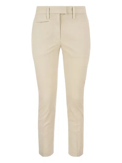Dondup Perfect Tailored Trousers In Neutral
