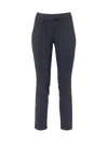 Dondup Cropped Tailored Trousers In Black