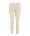 Dondup Slim Fit Trousers Side Pockets In Neutral