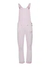Dondup Five-pocket Denim Overalls In Pink
