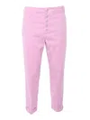 DONDUP PINK HIGH-WAISTED JEANS