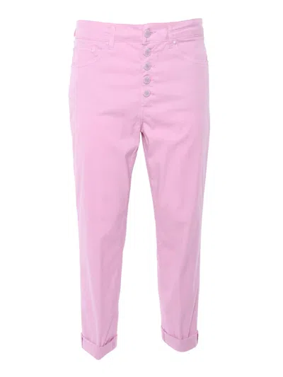 Dondup Pink High-waisted Jeans