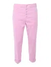 DONDUP PINK HIGH-WAISTED JEANS