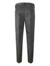 Dondup Pinstripe Trousers In Black