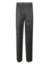 Dondup Pinstripe Trousers In Gray
