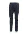 Dondup Plain Slim-fit Chinos In Black