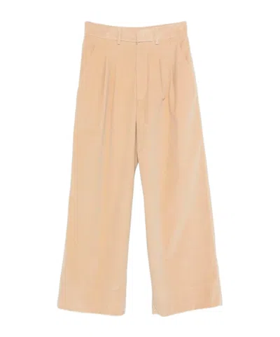 DONDUP PLEATED CORDUROY TROUSERS