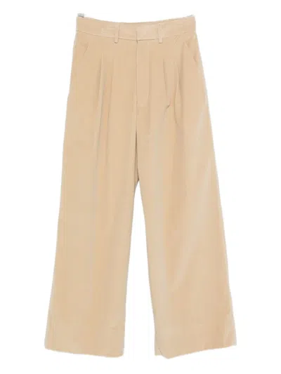 DONDUP PLEATED CORDUROY TROUSERS